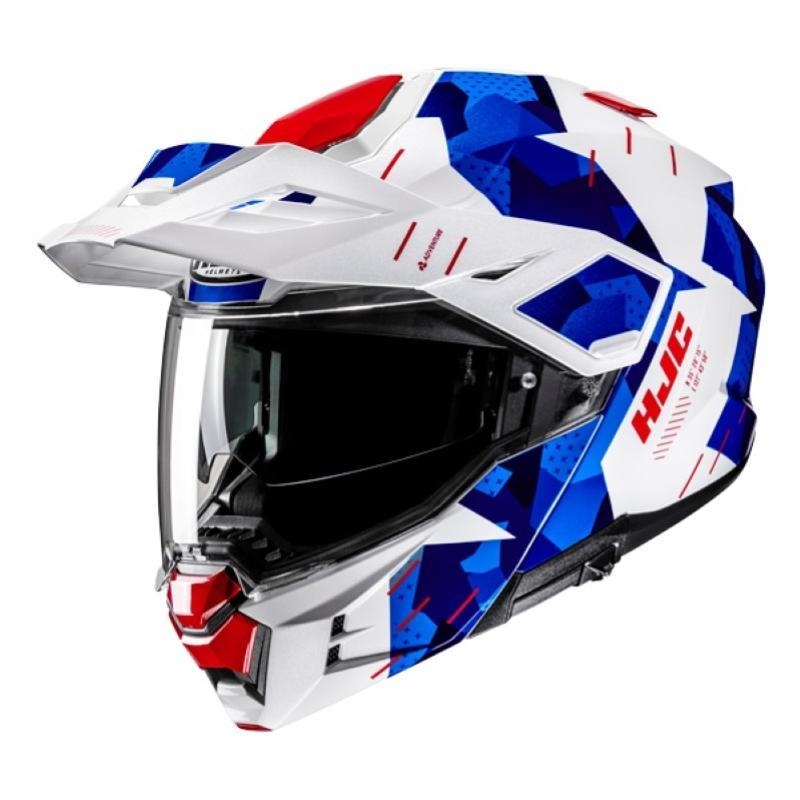 Casco Modulare Hjc I80 ROKI Bianco Rosso Blu
