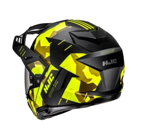 Casco Modulare Hjc I80 ROKI Nero Giallo Opaco