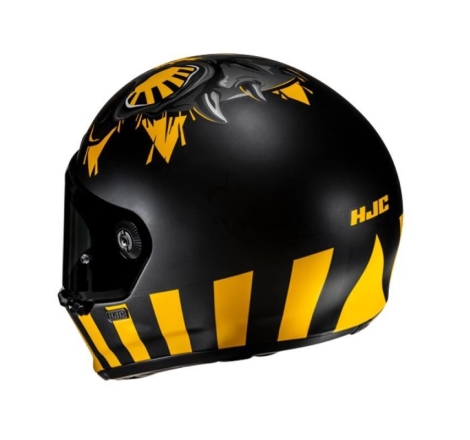 Casco Integrale Hjc V10 CRANIA Nero Giallo Opaco