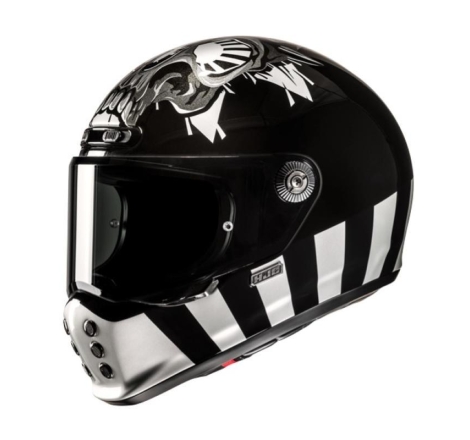 Casco Integrale Hjc V10 CRANIA Nero Bianco