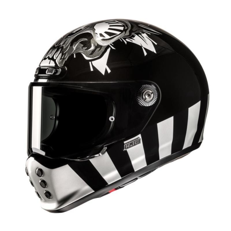 Casco Integrale Hjc V10 CRANIA Nero Bianco