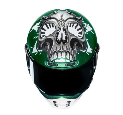 Casco Integrale Hjc V10 CRANIA Bianco Verde
