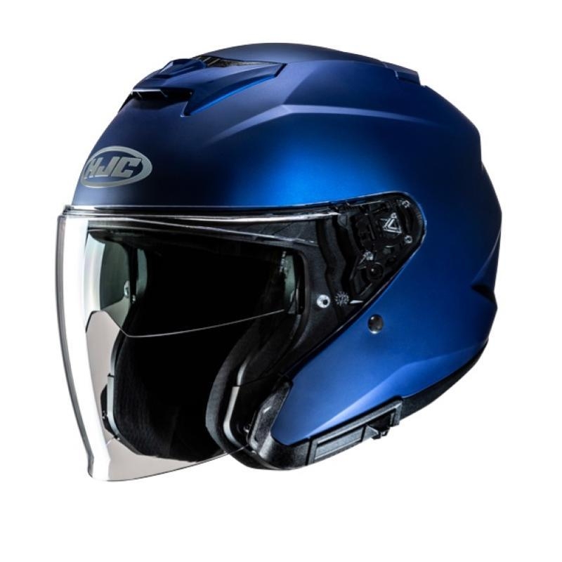 Casco Jet Hjc I31 Semi Opaco Blu Metallico