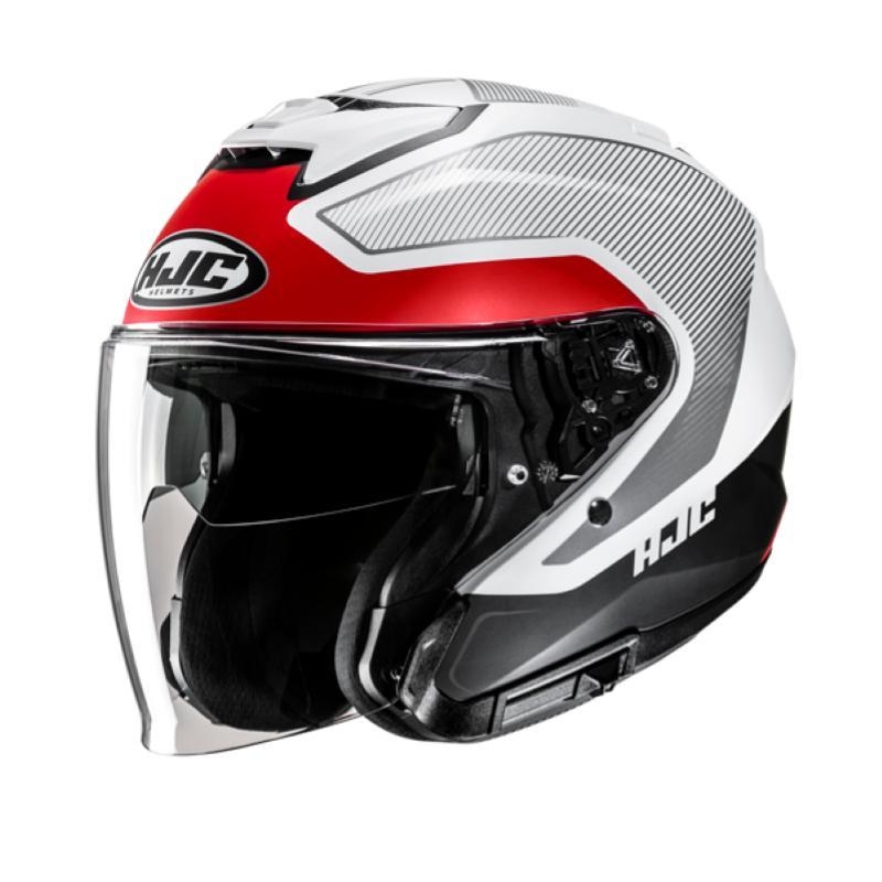 Casco Jet Hjc I31 TEVIS Bianco Rosso Opaco