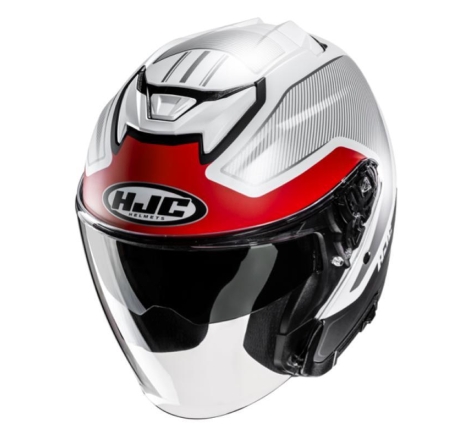 Casco Jet Hjc I31 TEVIS Bianco Rosso Opaco