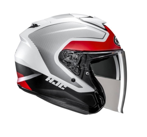 Casco Jet Hjc I31 TEVIS Bianco Rosso Opaco