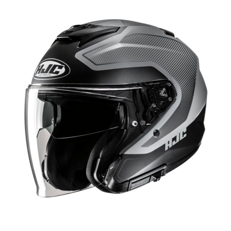 Casco Jet Hjc I31 Grigio Nero Opaco