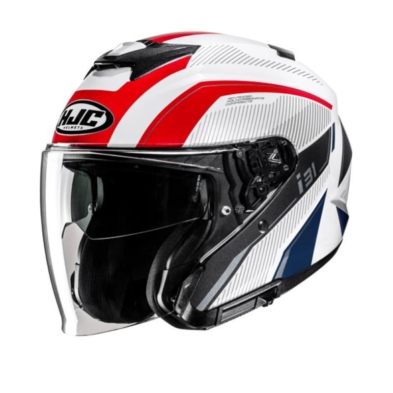 Casco Jet Hjc I31 RENO Bianco Rosso Blu