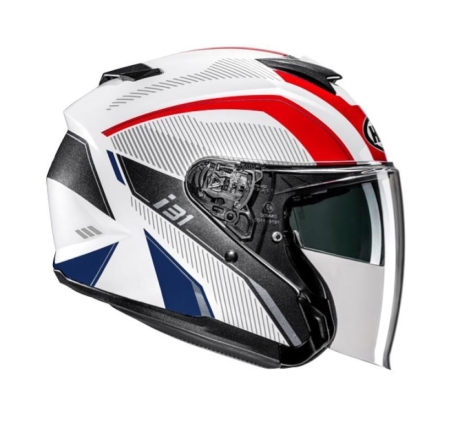 Casco Jet Hjc I31 RENO Bianco Rosso Blu