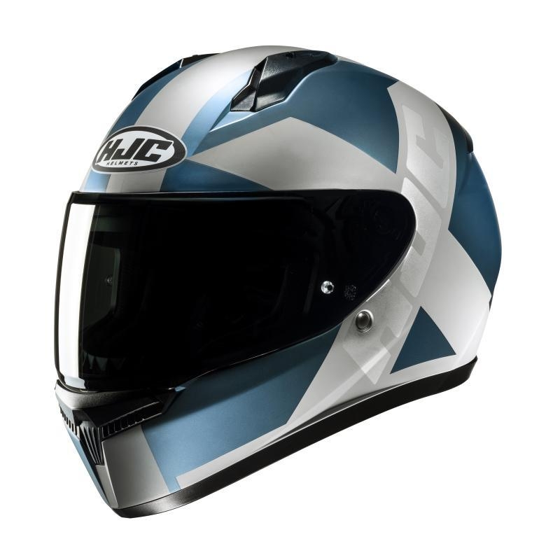 Casco Integrale Hjc C10 TEZ Blu Grigio Opaco
