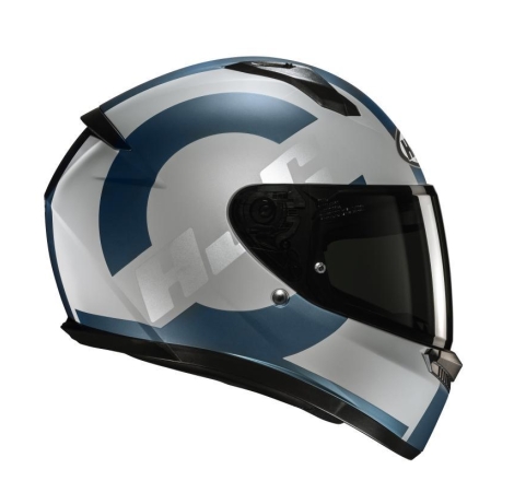Casco Integrale Hjc C10 TEZ Blu Grigio Opaco