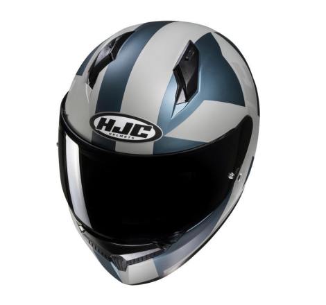 Casco Integrale Hjc C10 TEZ Blu Grigio Opaco