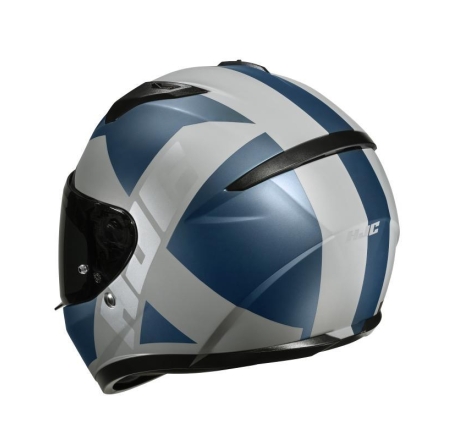 Casco Integrale Hjc C10 TEZ Blu Grigio Opaco