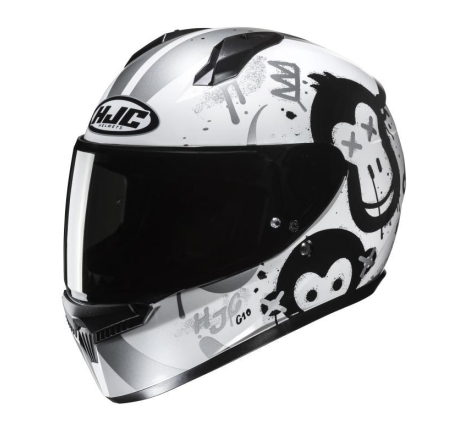 Casco Integrale Hjc C10 GETI Nero Bianco
