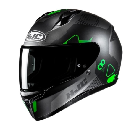 Casco Integrale Hjc C10 ASPA Nero Verde Opaco
