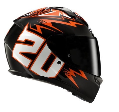 Casco Integrale Hjc C10 DIABLO MASK Nero Rosso