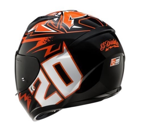 Casco Integrale Hjc C10 DIABLO MASK Nero Rosso