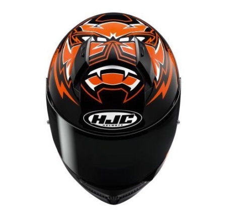 Casco Integrale Hjc C10 DIABLO MASK Nero Rosso