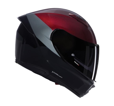 Casco Integrale Nolan N60-6 VERNICIATURA SPECIALE Neo Rosso Viserale Grigio