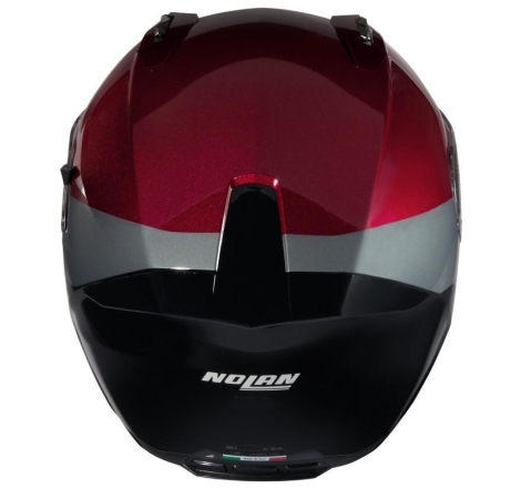 Casco Integrale Nolan N60-6 VERNICIATURA SPECIALE Neo Rosso Viserale Grigio