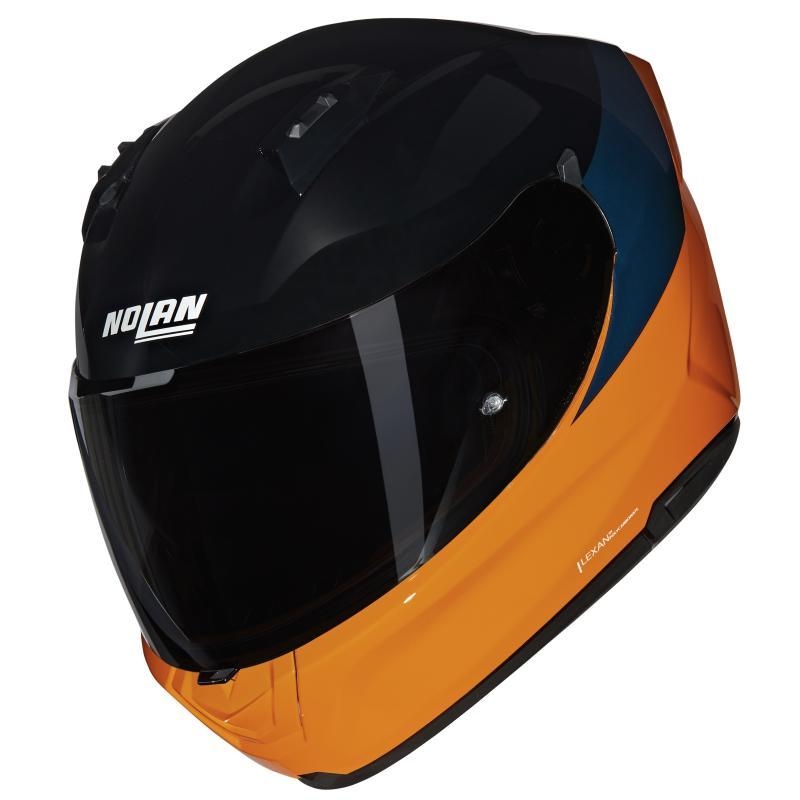 Casco Integrale Nolan N60-6 VERNICIATURA SPECIALE Arancione Nero Blu