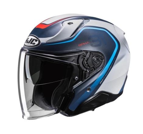 Casco Jet Hjc RPHA 31 KOUV Grigio Blu Opaco