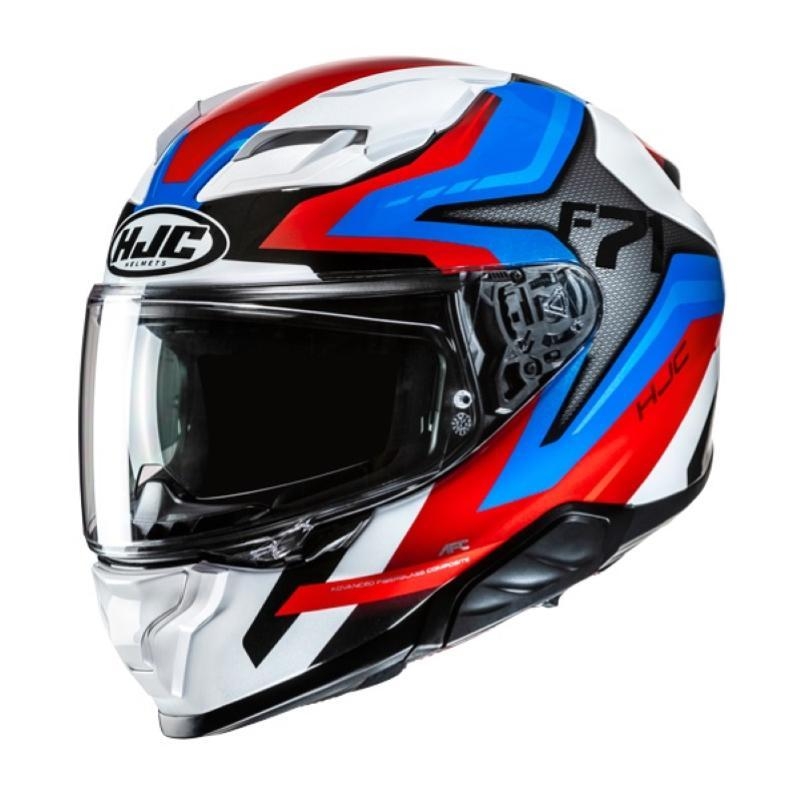 Casco Integrale Hjc F71 FES Bianco Rosso Blu