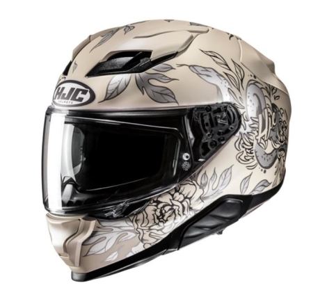 Casco Integrale Hjc F71 ELIZ Beige Opaco