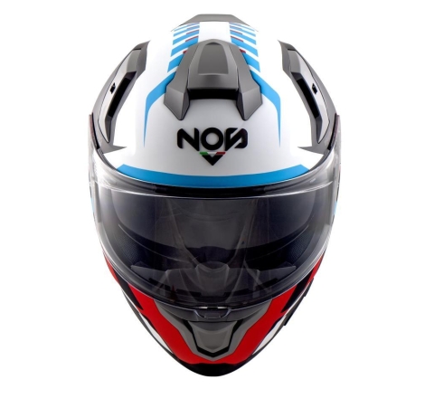 Casco Integrale Nos NS-10 SONIC Blu RossoOpaco