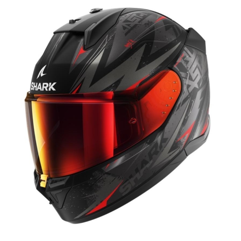 Casco Integrale Shark D-SKWAL 3 BLAST-R Nero Antracite Rosso