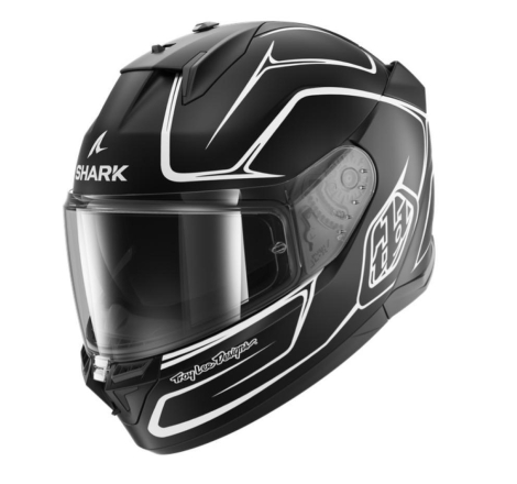 Casco Integrale Shark D-SKWAL 3 DRONE Nero Bianco Opaco
