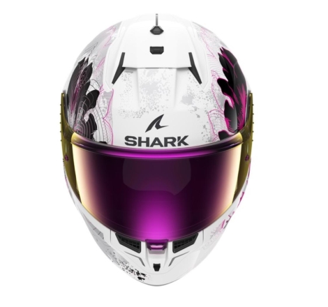 Casco Integrale Shark D-SKWAL 3 MAYFER Bianco Viola Antracite