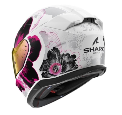 Casco Integrale Shark D-SKWAL 3 MAYFER Bianco Viola Antracite
