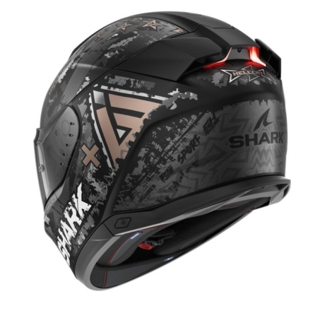 Casco Integrale Shark SKWAL I3 HELLCAT Nero Cromo Antracite Opaco