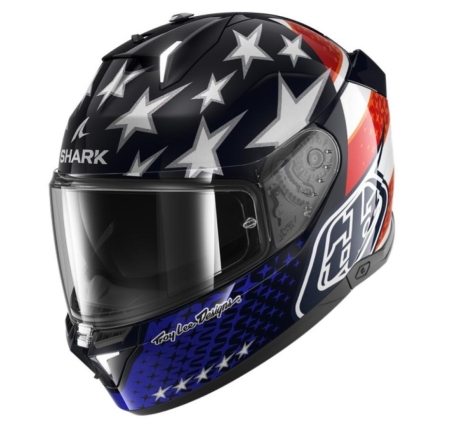 Casco Integrale Shark SKWAL I3 US FLAG Blu Rosso Bianco
