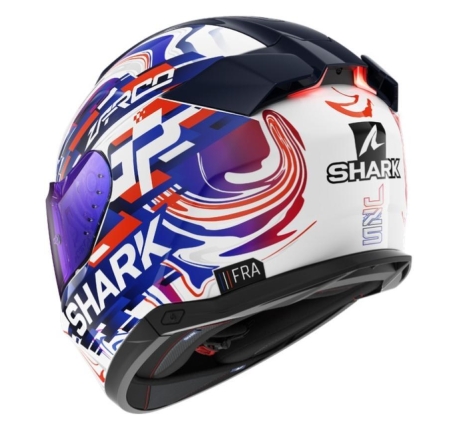 Casco Integrale Shark SKWAL I3 ZARCO GP DE FCE Bianco Viola Blu