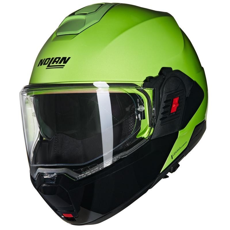 Casco Modulare Nolan N120-1 MIVEDI Verde Impulso Nero