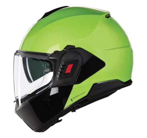 Casco Modulare Nolan N120-1 MIVEDI Verde Impulso Nero