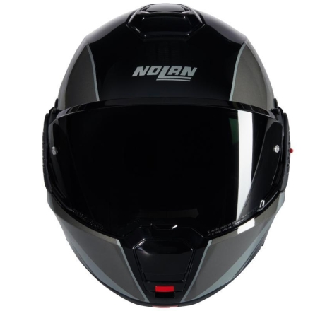 Casco Modulare Nolan N120-1 VERNICIATURA SPECIALE Nero Grigio Argento