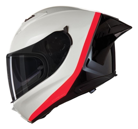 Casco Integrale Nolan N60-6 SPORT VERNICIATURA SPECIALE Perla Nero Arancio
