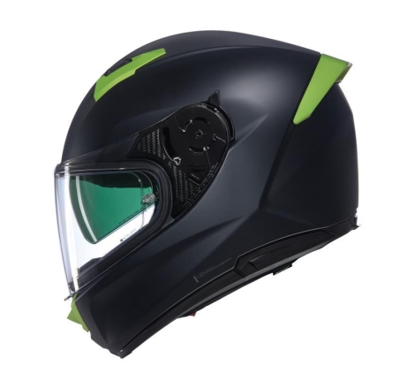 Casco Integrale Nolan N60-6 CLASSICO NOBILE Nero Verde Impulso Opaco