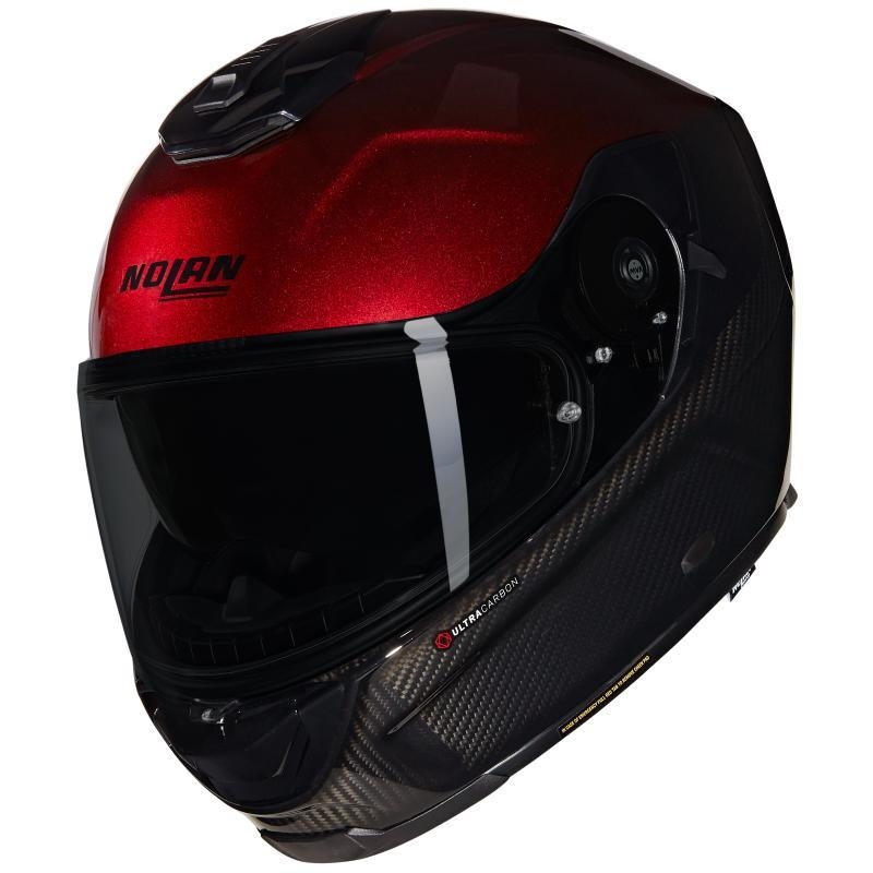 Casco Integrale Nolan X-903 ULTRA CARBON VERNICIATURA SPECIALE Carbonio Rosso Viscerale Nero