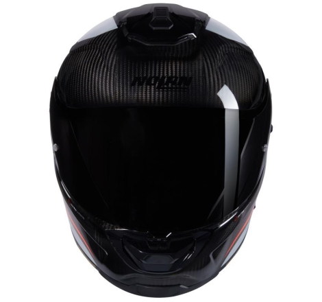 Casco Integrale Nolan X-903 ULTRA CARBON INTRIGO Carbonio Grigio Arancio