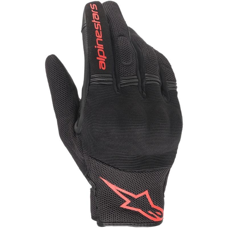 Guanti Moto Tessuto Alpinestars Copper Nero Rosso Fluo