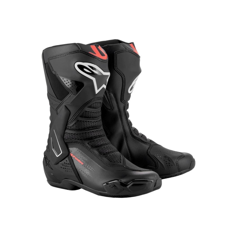 Stivali moto stradale Alpinestars SMX-6 V3 Nero Rosso