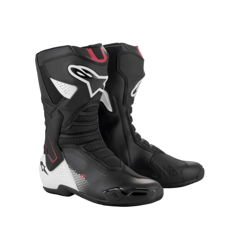 Stivali moto stradale Alpinestars SMX-6 V3 Nero Bianco Rosso
