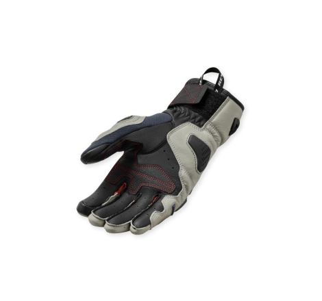 Guanti Moto Tessuto Rev'it Sand 5 Argento Rosso Blu