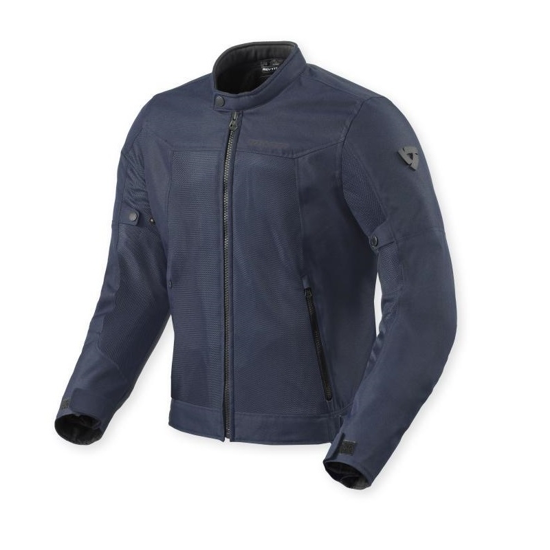 Giubbino moto in Tessuto traforato Estivo Rev'it 2  Eclipse Blu