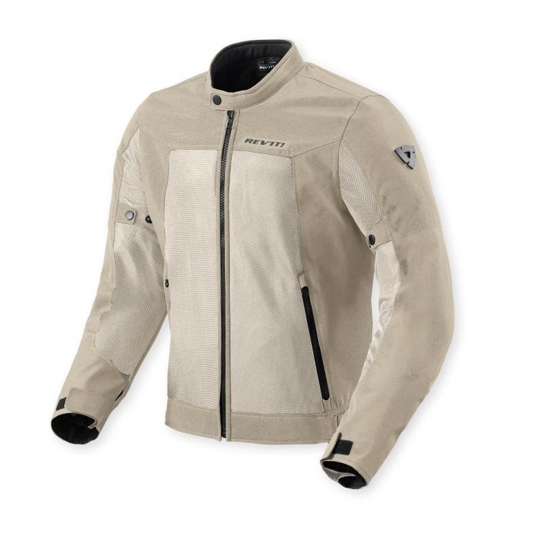 Giubbino moto in Tessuto traforato Estivo Rev'it 2  Eclipse Sabbia