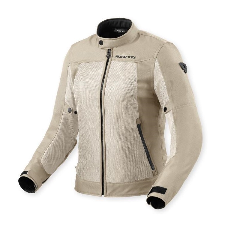 Giubbino moto in Tessuto traforato Estivo Rev'it 2  Eclipse Lady Sabbia